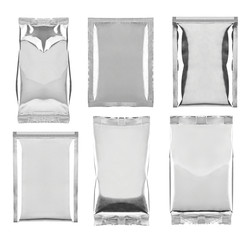 aluminum foil bag package template food
