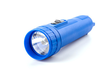 Flashlight isolated white background