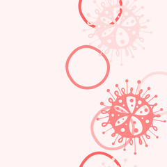 abstract round shapes background