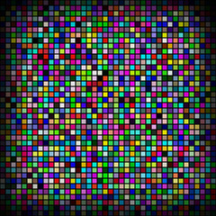Abstract pixel mosaic background