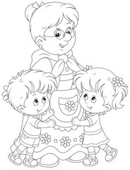 Granny and her grandchildren