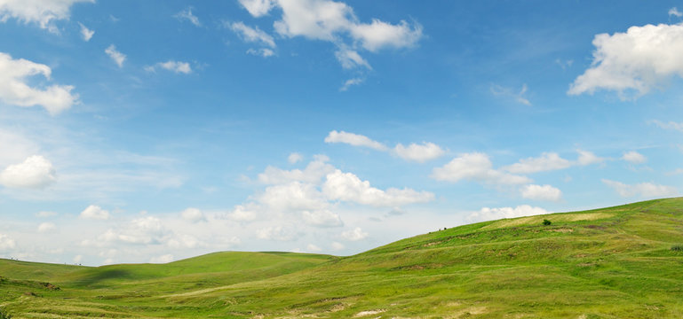 hills and sky