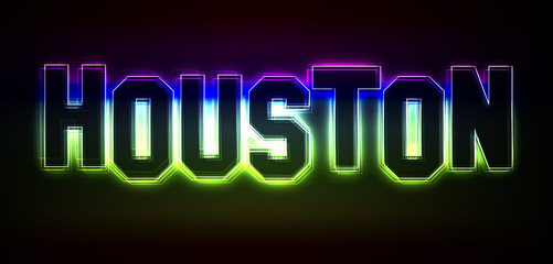 Houston Neon Light