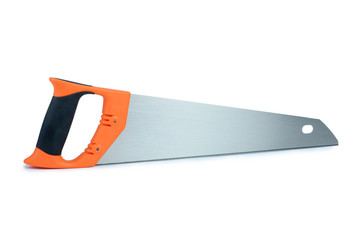 Saw isolated on white background