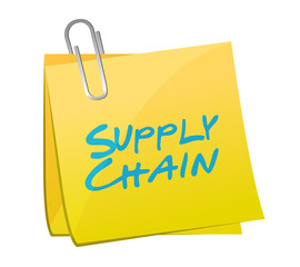 supply chain post illustration design
