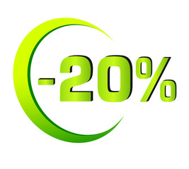 Rabatt - 1 - 20%