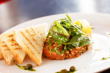 salmon tartare