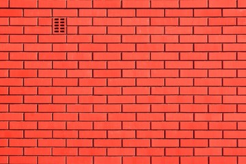 Brick Wall Red Orange Background, XXXL