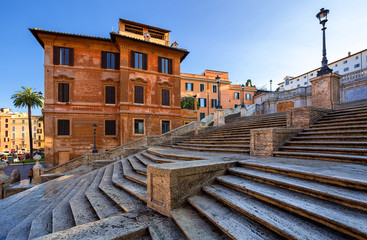 Obraz premium The Spanish Steps in Rome. Italy.