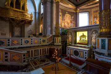 Fototapeta na wymiar interior of San Pietro in Vincoli church. Rome. Italy.