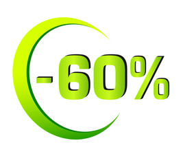 Rabatt - 1 - 60%