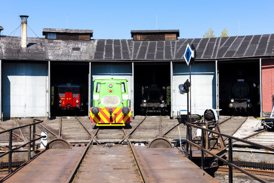 depot in Jaromer, Czech Republic