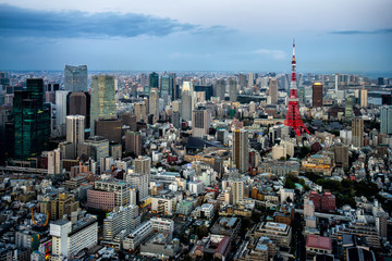 Fototapeta premium Tokyo city view