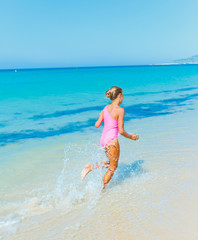 Cute girl on the beach