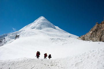 Fototapeta na wymiar Pachermo Peak, Rolwaling region of Nepal.