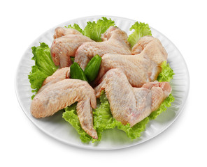 raw chicken wings