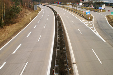 Absolut freie Autobahn