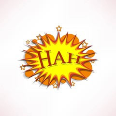 Comic book explosion.