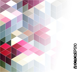 Abstract colorful geometric background