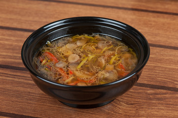Fresh vegetable soup