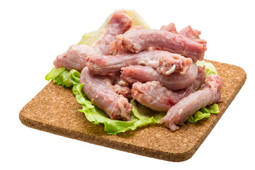 Raw chicken neck