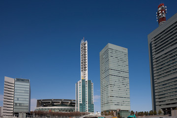 Naklejka premium Budynek biurowy w Saitama Shintoshin