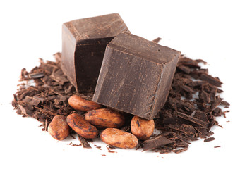 Chocolate and cocoa beans