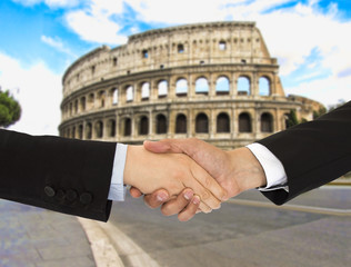 business men in Rome