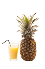 Pineapple isolated on white