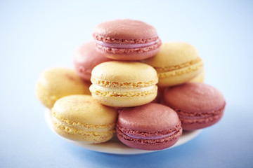 colorful macarons