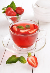 Strawberry tea