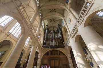 Naklejka premium Saint Etienne du mont church, Paris, France