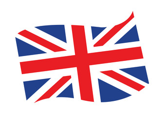 Fototapeta na wymiar National flag of UK , the United Kingdom of Great Britain and No