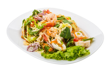 Asian seafood salad
