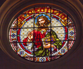 San Cecilio Patron Saint Caecilius Stained Glass Granada