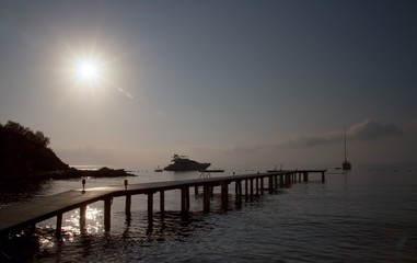 Seaside sunrise