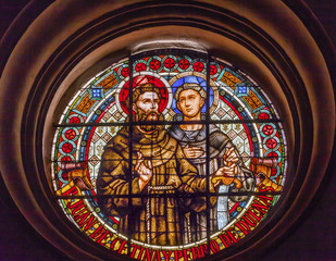 Saint Juan De Cetinas St Pedro De Duenas Stained Glass Granada