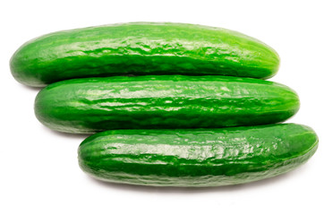 three cucumbers the isolated