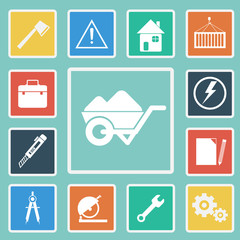 Vector of Construction Tools Icons set