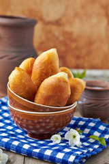 Fried fresh tasty pasties