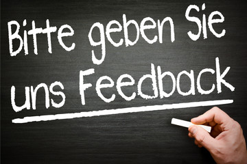 Bitte geben Sie uns Feedback