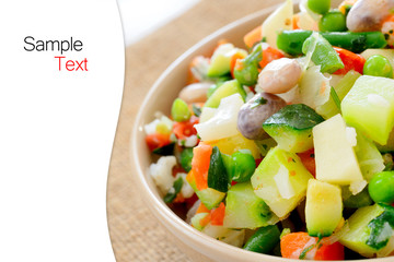 minestrone  and pasta