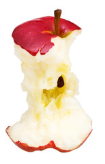 bitten red delicious apple