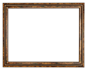 vintage classic brown wooden picture frame