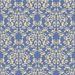 seamless wallpaper. damask pattern. flower background
