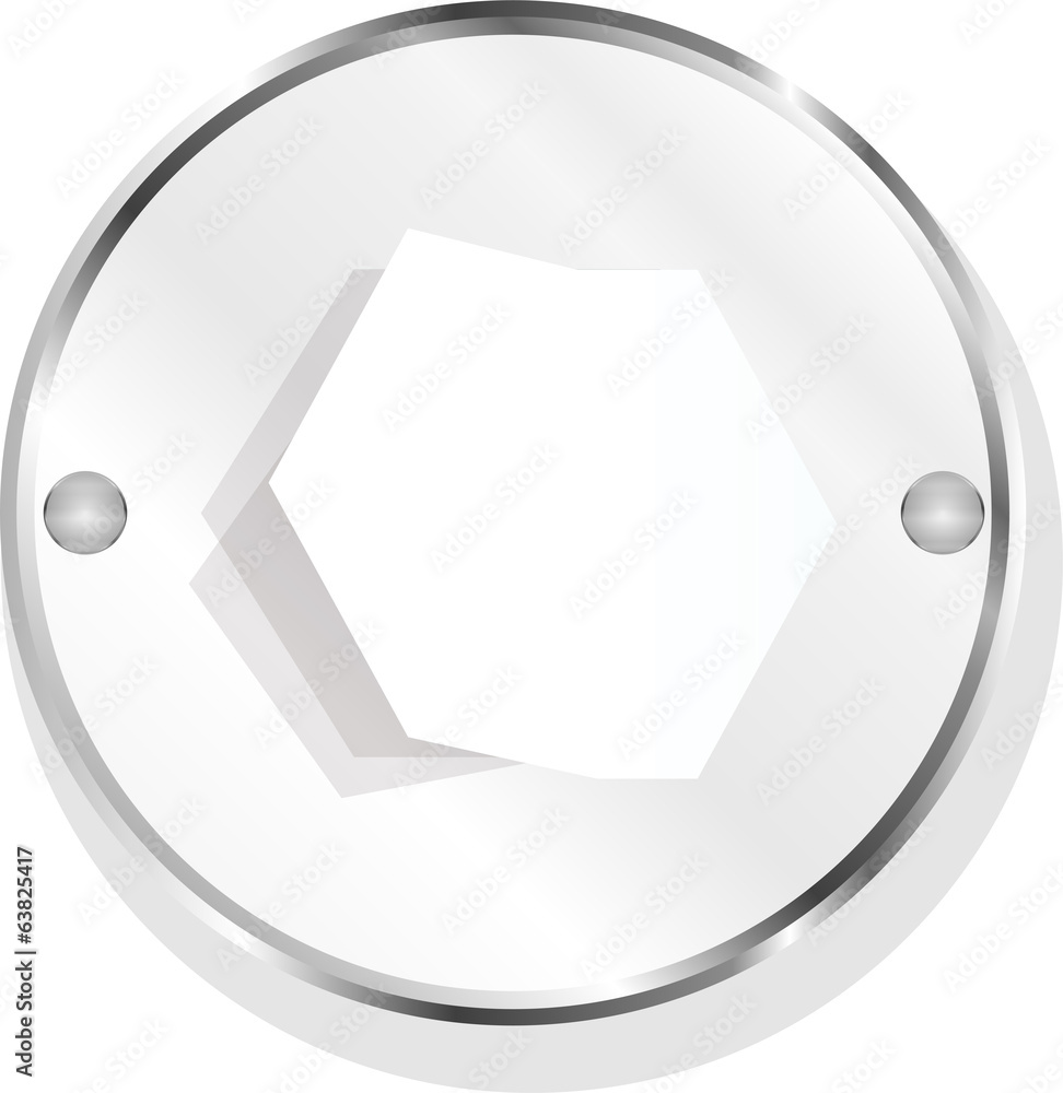 Aufkleber web buttons for design, icon with empty blank white paper