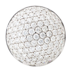 Brooch with diamonds