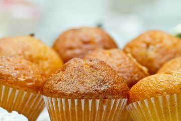 Muffins close-up