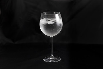 Cocktail on a black background