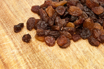 raisins on the table